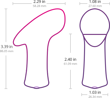 Dimensions du Lovense Ambi